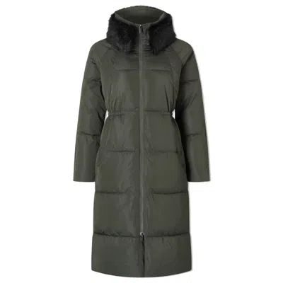 Kaldtvaer Women's Green Elveren Fur Collar Puffer