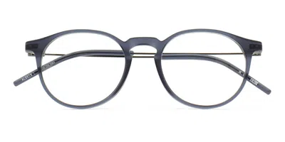 Kaleos Aldrin L C3 Men's Glasses Clear Size 52 - Free Lenses - Blue Light Block Available In Transparent Bluish Grey