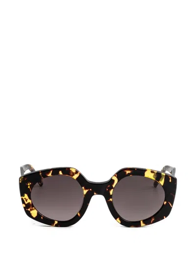 Kaleos Almeida Geometric Sunglasses In Black