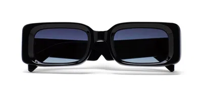 Kaleos Barbarella C10 Occhiali Da Sole Neri Per Uomo In Metallic