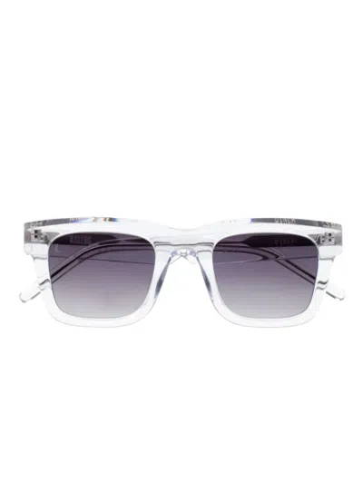 Kaleos Binea Square-frame Sunglasses In White