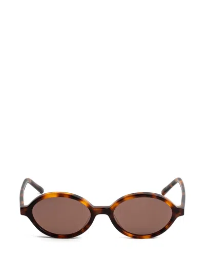 Kaleos Bless Oval Sunglasses In Brown