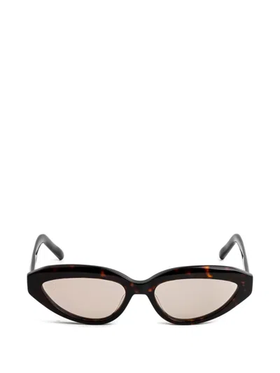 Kaleos Blum Cat-eye-frame Sunglasses In Brown