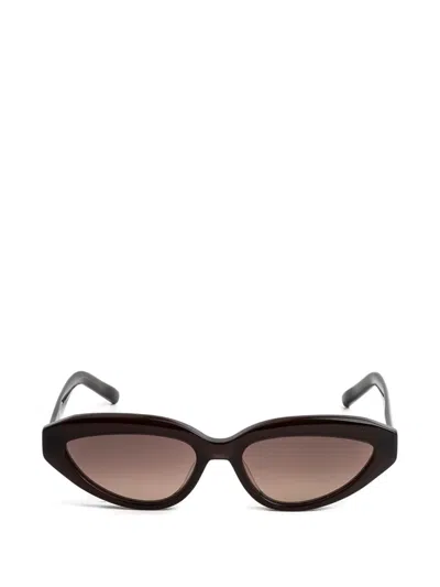 Kaleos Blum Cat-eye-frame Sunglasses In Brown