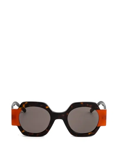 Kaleos Cabana Geometric Sunglasses In Brown