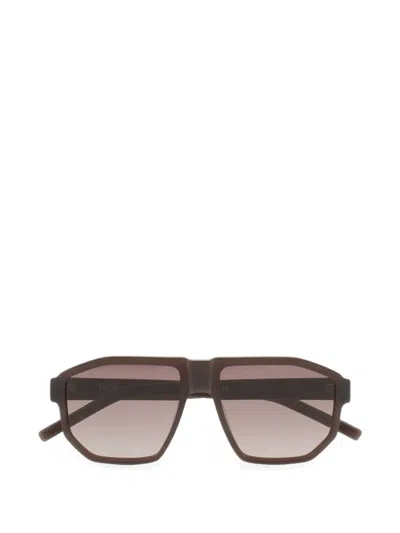 Kaleos Cade Geometric-frame Sunglasses In Brown