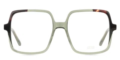 Kaleos Callahan C4 Men's Glasses Green Size 54 - Free Lenses - Blue Light Block Available In Transparent Green Dark Tortoise Laminate
