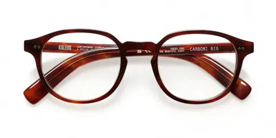 Kaleos Carboni Big Men's Glasses, Tortoiseshell, Size 52
