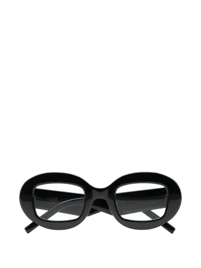 Kaleos Carlson Round-frame Glasses In Black