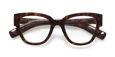 Kaleos Caruso C5 Men's Glasses Tortoiseshell Size 51 - Free Lenses - Blue Light Block Available In Dark Brown Tortoise