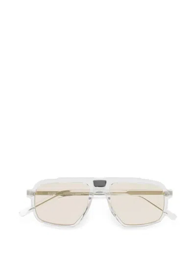 Kaleos Cervantes Pilot-frame Sunglasses In White