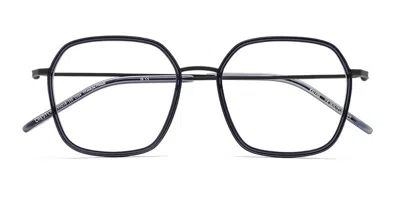 Kaleos Chester Titanium C4 Men's Glasses Black Size 55 - Free Lenses - Blue Light Block Available In Matte Black