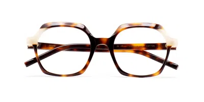 Kaleos Cotton C3 Men's Glasses Tortoiseshell Size 51 - Free Lenses - Blue Light Block Available In Brown