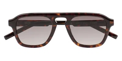 Kaleos Crowne C2 Occhiali Da Sole Tartarugatishell Per Uomo In Brown