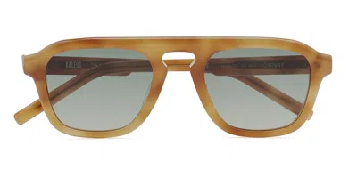 Kaleos Crowne C4 Occhiali Da Sole Tartarugatishell Per Uomo In Brown
