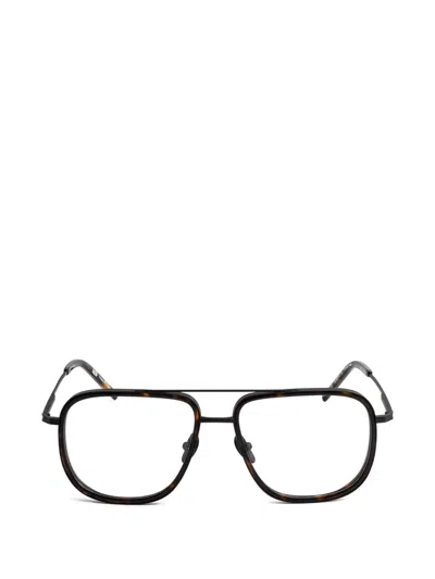 Kaleos Danforth Browline-design Glasses In Brown