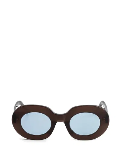 Kaleos Darling Round-frame Sunglasses In Brown