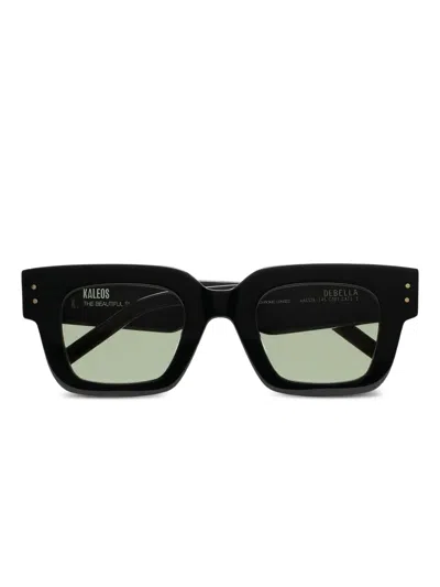 Kaleos Debella Square-frame Sunglasses In Black