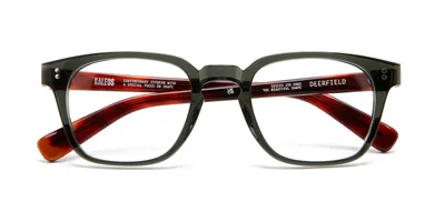 Kaleos Deerfield C2 Occhiali Da Vista Verdi Per Uomo (solo Montatura) In Metallic