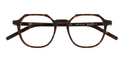 Kaleos Delacorte M C2 Men's Glasses Tortoiseshell Size 50 - Free Lenses - Blue Light Block Available In Brown
