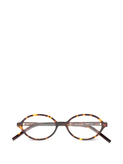 Kaleos Dottie Brille Mit Rundem Gestell In Brown