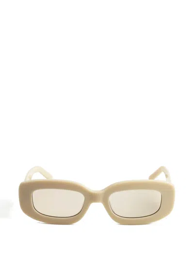 Kaleos Eluard Rectangular Sunglasses In Neutral