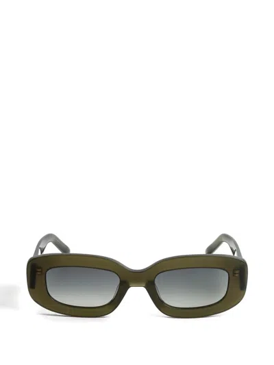 Kaleos Eluard Square-frame Sunglasses In Green