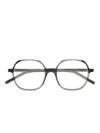 Kaleos Geometric-frame Glasses In Green