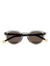 Kaleos Geometric-frame Sunglasses In Neutral