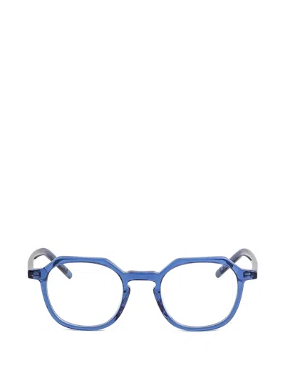 Kaleos Kids' Geometric-frame Glasses In Blue