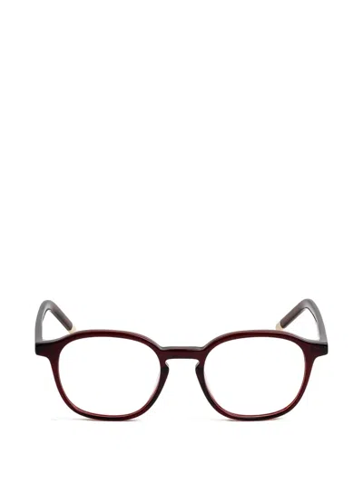 Kaleos Gobber Round-frame Glasses In Red
