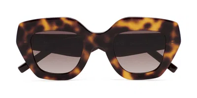 Kaleos Halsey C2 Occhiali Da Sole Tartarugatishell Per Donna In Brown