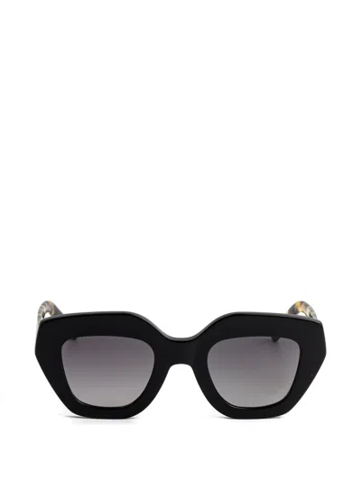 Kaleos Halsey Geometric Sunglasses In Black