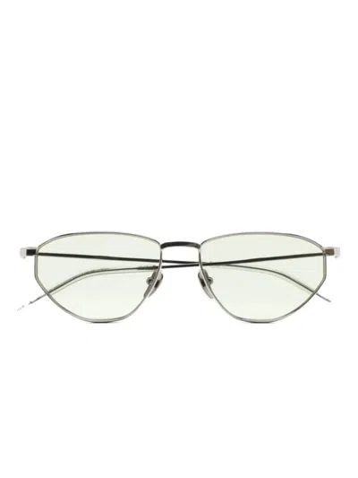 Kaleos Hamlin Geometric-frame Sunglasses In Gray