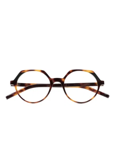 Kaleos Hanson Geometric Glasses In Brown