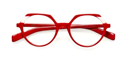 Kaleos Hanson Men's Glasses, Red, Size 50