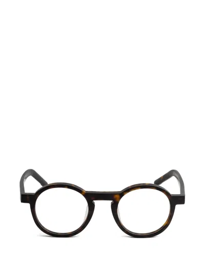 Kaleos Heller Round Glasses In Brown
