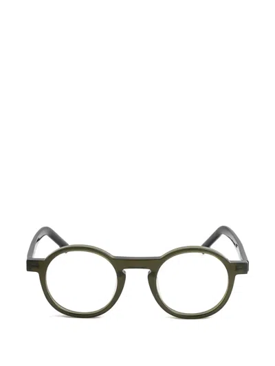 Kaleos Heller Round-frame Glasses In Green