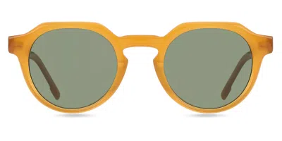 Kaleos Janney C5 Men's Sunglasses Orange Size 49