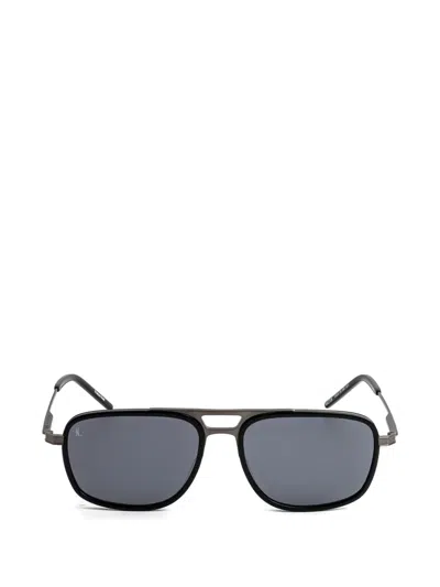Kaleos Kasten Square-frame Sunglasses In Gray