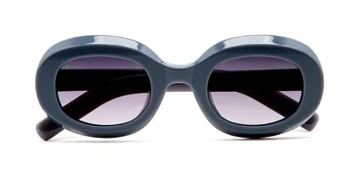 Kaleos Laroy C5 Women's Sunglasses Blue Size 49