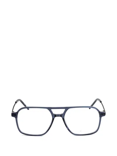 Kaleos Lassen M Pilot-frame Glasses In Blue