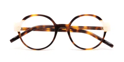 Kaleos Leclaire C4 Occhiali Da Vista Tartarugatishell Per Uomo (solo Montatura)