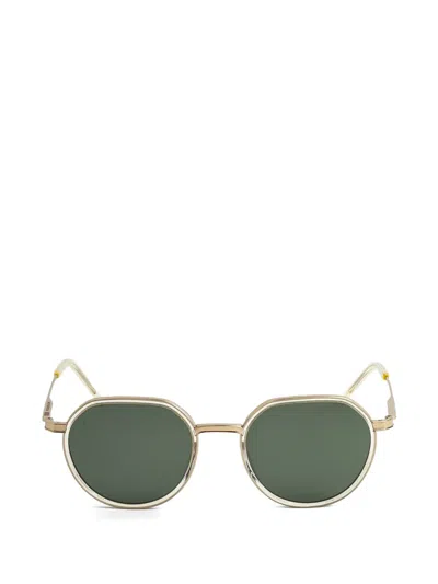 Kaleos Metal Frame Sunglasses In Gold