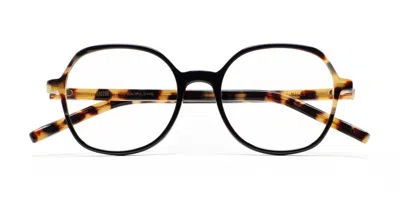 Kaleos Mills C1 Occhiali Da Vista Neri Per Uomo (solo Montatura)