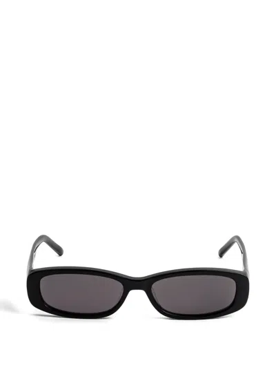 Kaleos Minx Rectangle-frame Sunglasses In Black