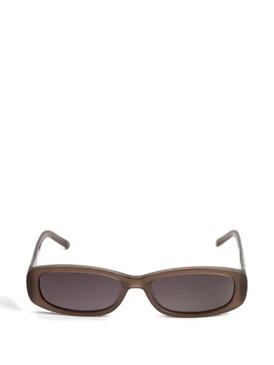 Kaleos Minx Rectangular Sunglasses In Brown