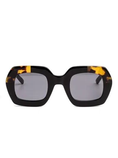 Kaleos Mountains Geometric Tortoiseshell Sunglasses