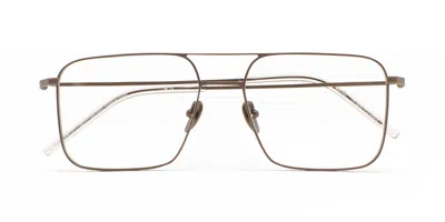 Kaleos Munger L Titanio C3 Occhiali Da Vista Marroni Per Uomo (solo Montatura) In Brown