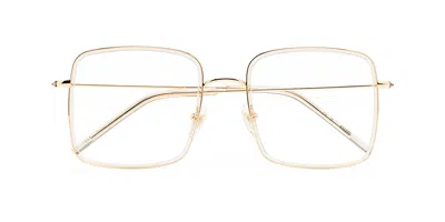Kaleos Park Men's Glasses, Gold, Size 54